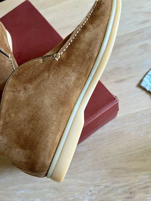 Loro Piana classic nubuck desert boots
