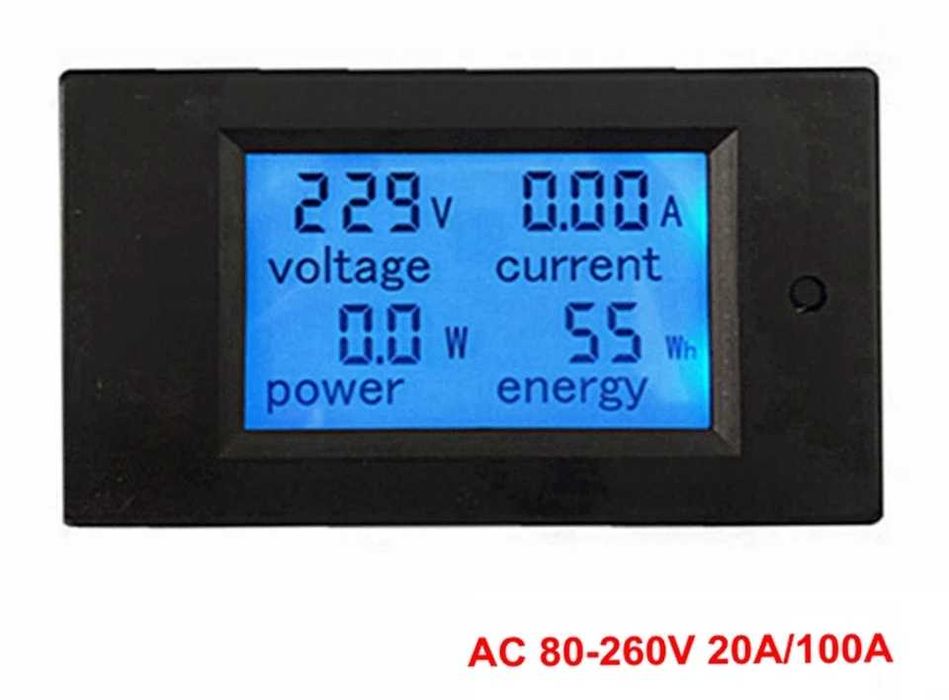 Ваттметр, счетчик и вольтметр