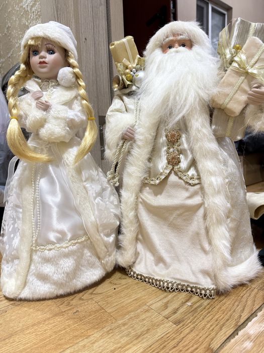 Куклы Дед мороз и Снегурочка