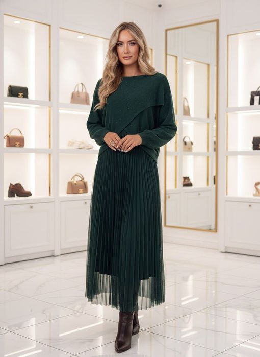 Set Rochie si pulover colecție iarna Italia