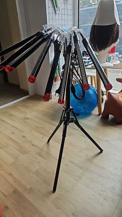 GroCruiser фитолампа с 8 глави и статив за високи растения