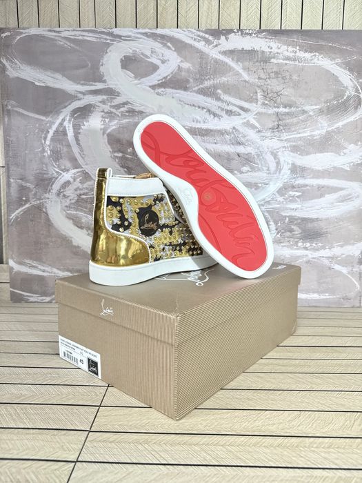 Christian Louboutin High Snake Steel