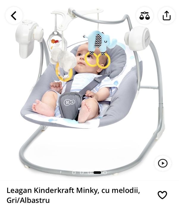 Leagan bebelusi Kinderkraft