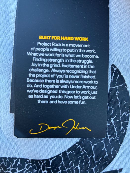 Under Armour • Project Rock