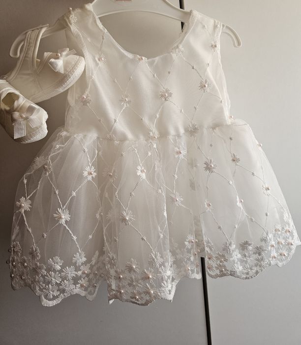 Бебешка рокля с перли