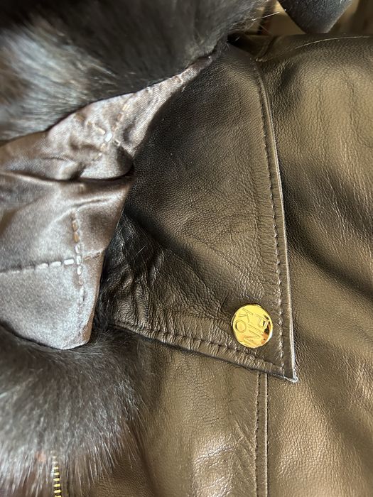 шикозно кожено яке с естествена кожа Pinko