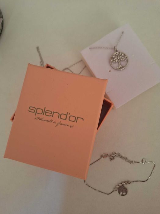 Set Splendor "Pomul vieţii" argint