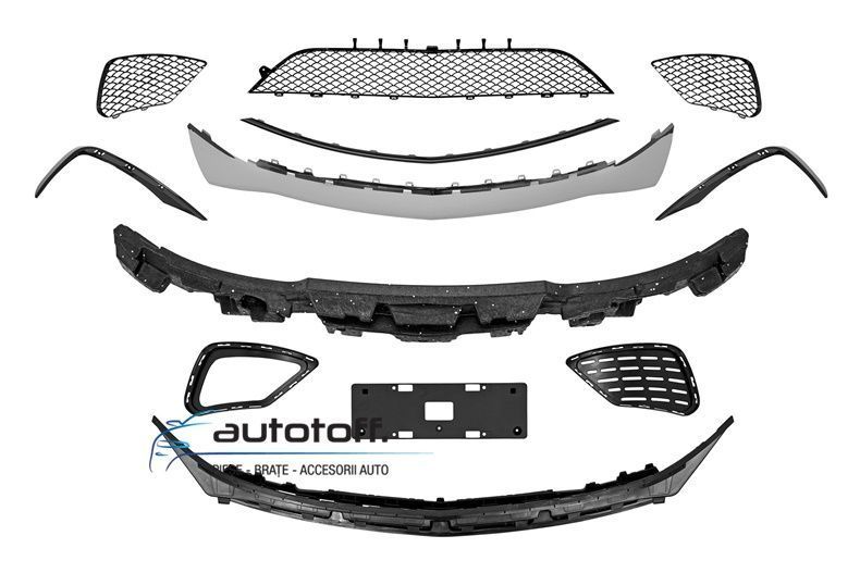 Pachet exterior compatibil Mercedes W222 S-Class (2013+) model S63 AMG