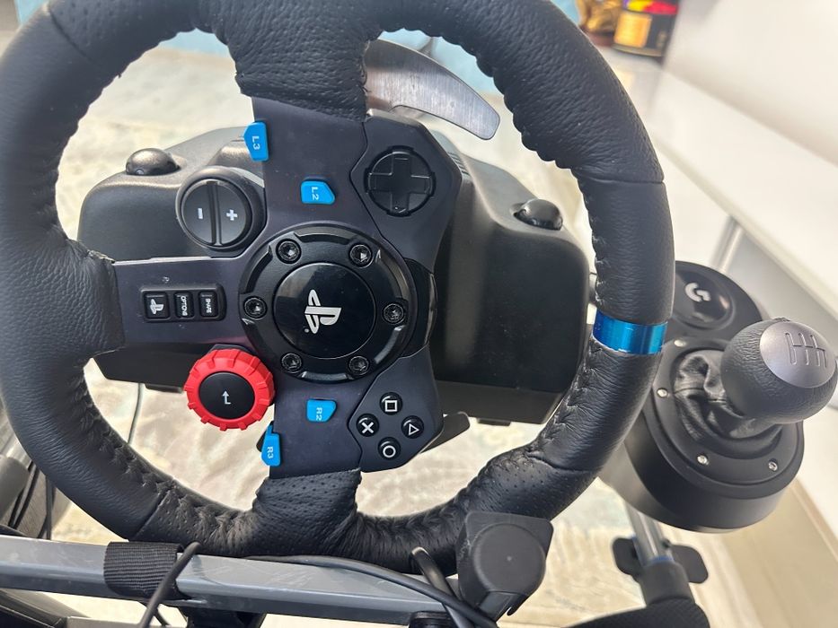 Vând SET COMPLET SIM RACING – Logitech G29 + Schimbător + Playseat Challenge X