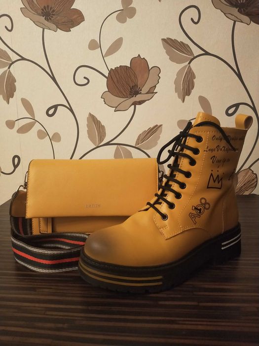 Ботинки зимние натуральные