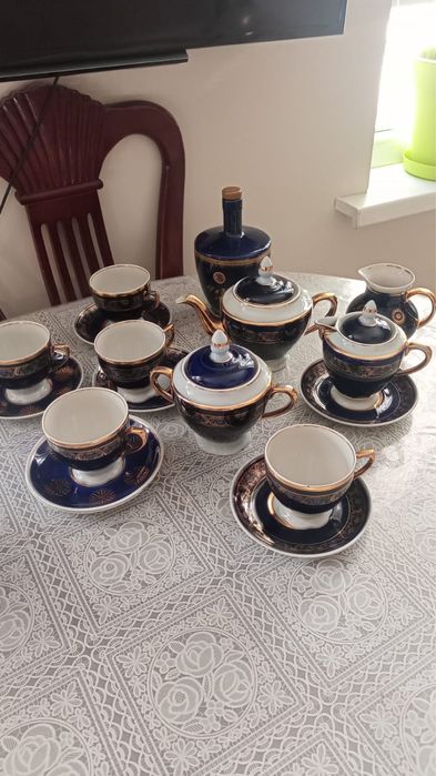 Продам чайный сервиз кобальт винтаж