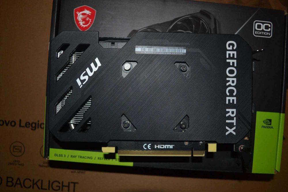 Видеокарта MSI RTX 4060 Ti Ventus 8Gb