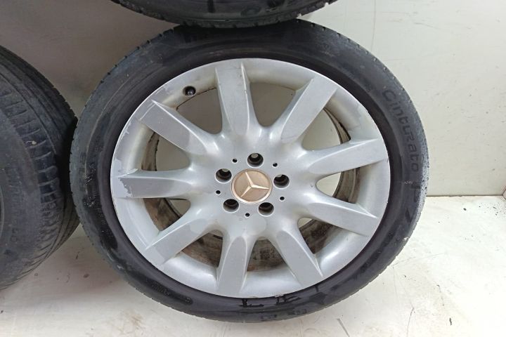 Set jante aliaj R18 Anvelope uzate 8 1/2Jx18H2 Et43 A2114011902 5x112