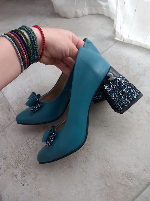 Pantofi piele naturala