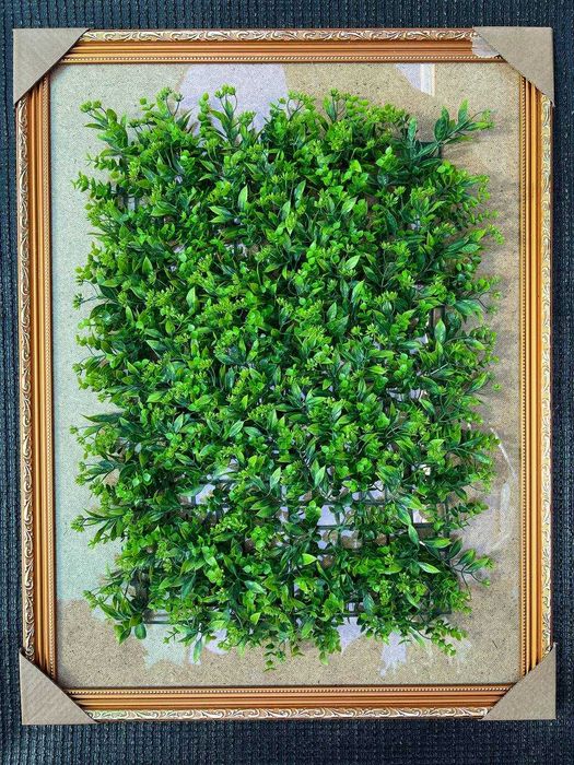 Искусственная трава на стену - Зелёная фотозона для кафе