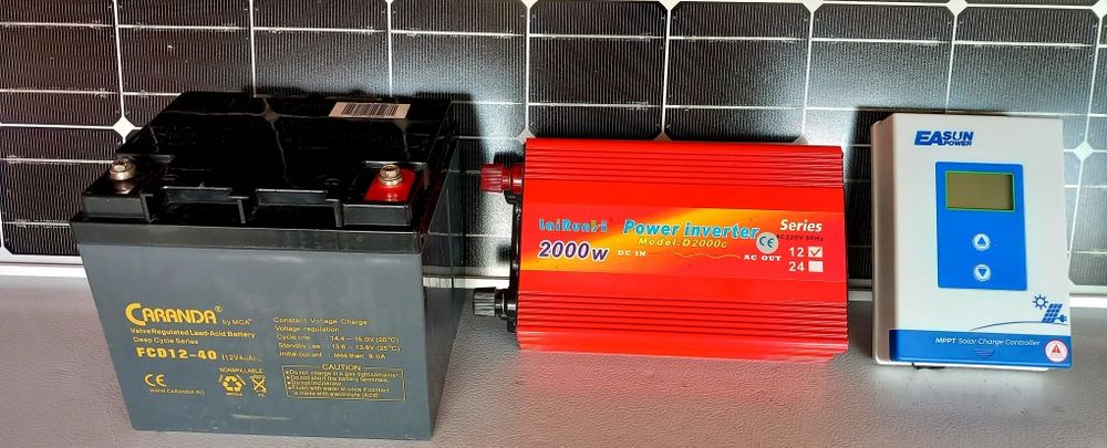 Kit fotovoltaic Siemens panou monocristalin, putere invertor 2kW