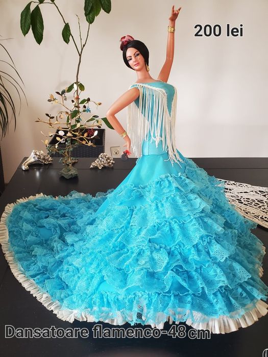 Păpuși decorative-dansatoare flamenco