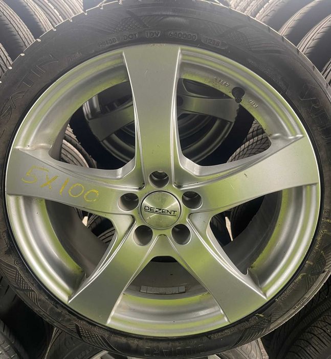 Jante aliaj R17 5x100 Vw Skoda Seat Audi anvelope de vara 215 40 R17