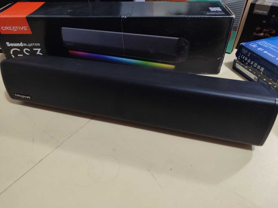 Creative Sound Blaster GS3 Саундбар за Игри, Bluetooth 5.4, USB-C, RGB