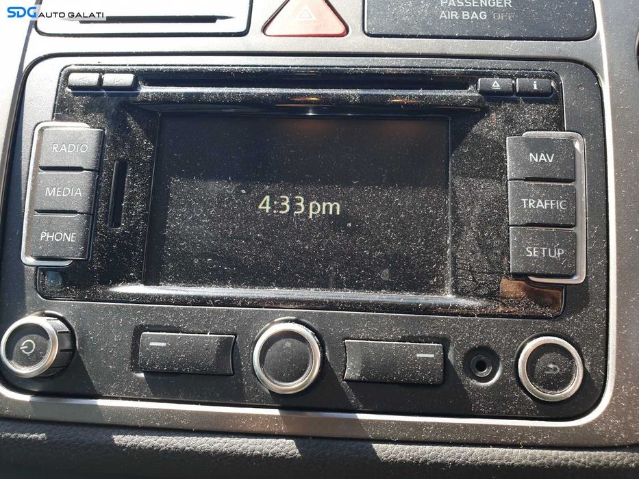 Radio CD Player cu Navigatie GPS Aux Auxiliar RNS 315 cu Bluetooth Volkswagen Tiguan 2008 - 2015