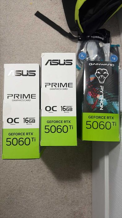 Placa video ASUS PRIME GeForce RTX™ 5060 Ti OC Edition,16GB GDDR7,128-bit