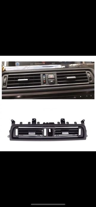 Grila Clima Aer centrala ventilatie spate crom BMW F10 F11 F18 seria 5