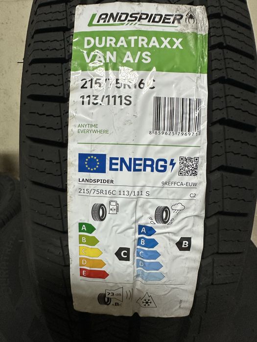 Нови всесезонни бусови гуми LANDSPIDER DURATRAXX VAN A/S 215/75R16C 113/111S 2157516C
