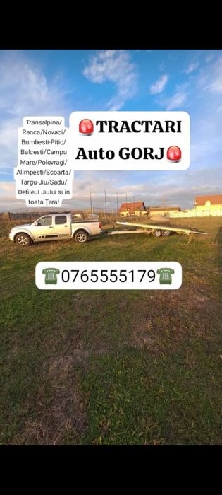 Tractari auto GORJ 24/7