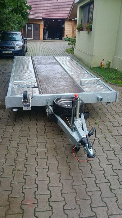 Platformă auto 2000kg 4x2m basculabilă