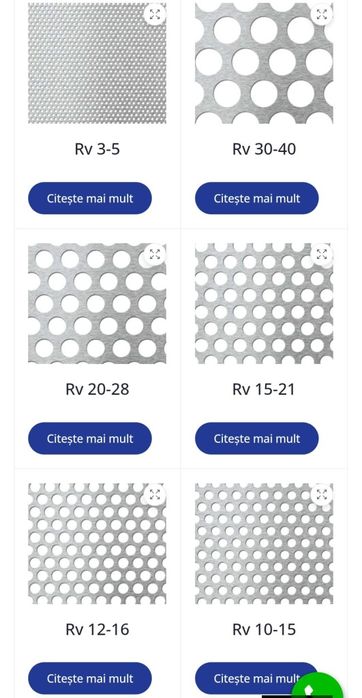 Tabla perforata sita