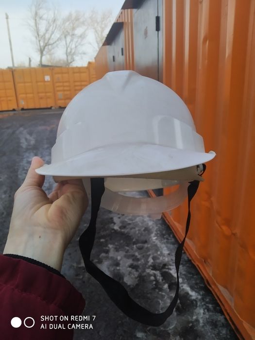 Каска защитная. Модель Европа (белая)