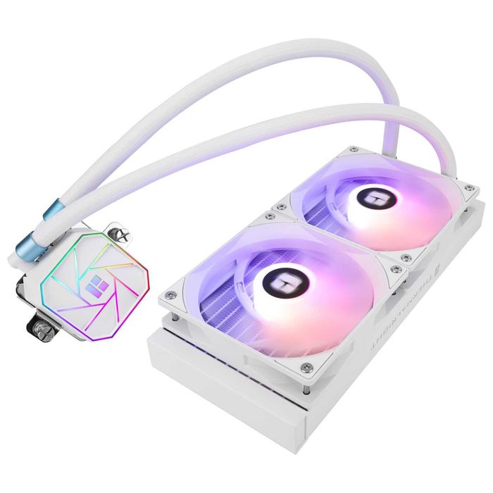 Cooler CPU lichid AIO Thermalright Aqua Elite 240 White /Black V3 ventilatoare PWM 120mm,rulmenți S-FDB,AM4/AM5,Intel LGA1150/115X/1200/2011/1700/1851