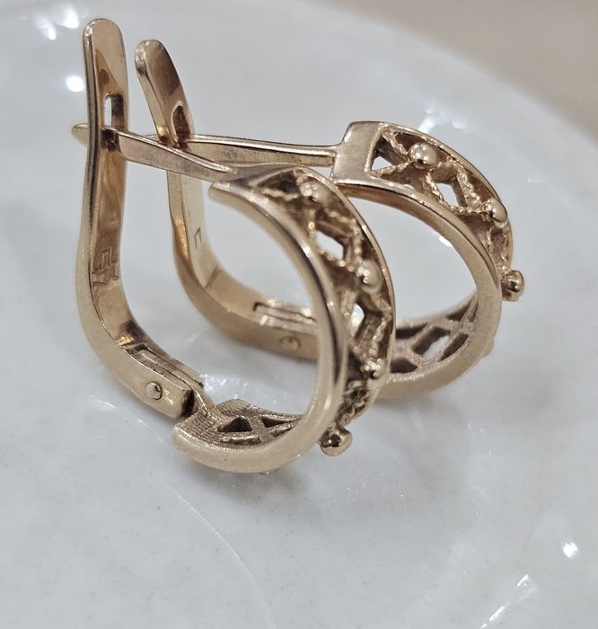 Советские серьги 583СССР