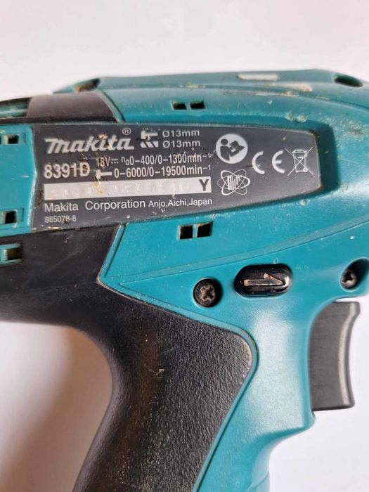 Винтоверт Makita 8391D/18V с батерия 1.3Ah и куфар