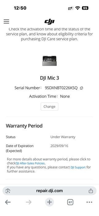 Dji mic 3 nou nefolosit 2tx 1rx nou neactivat garantie 2029
