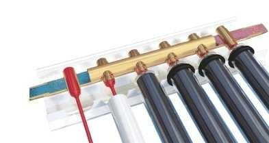 Panou solar presurizat cu tuburi vidate Heat Pipe Fornello 20 tuburi