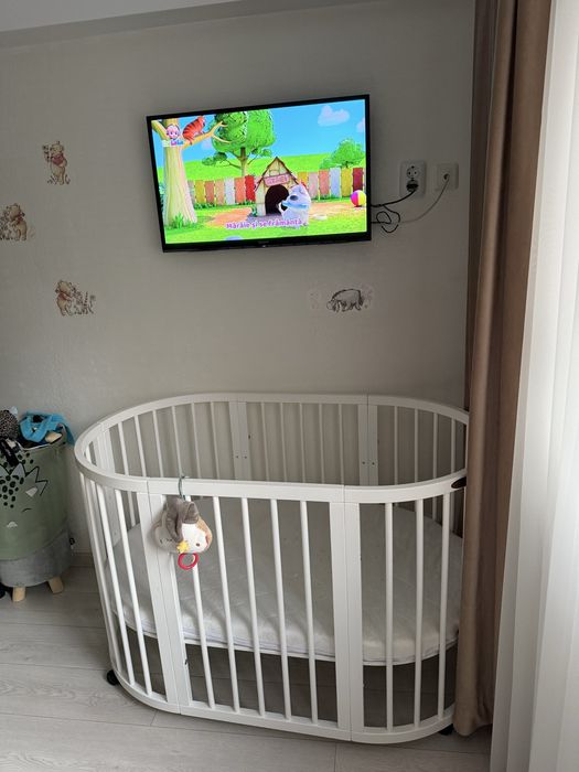 Patut oval Royal Sleep 9 in 1 Alb × 1