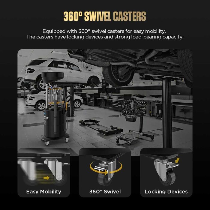 Машина за смяна на масло AUTOOL OD720, източване и събиране с вакум