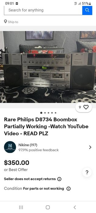 Philips ghettoblaster D8734