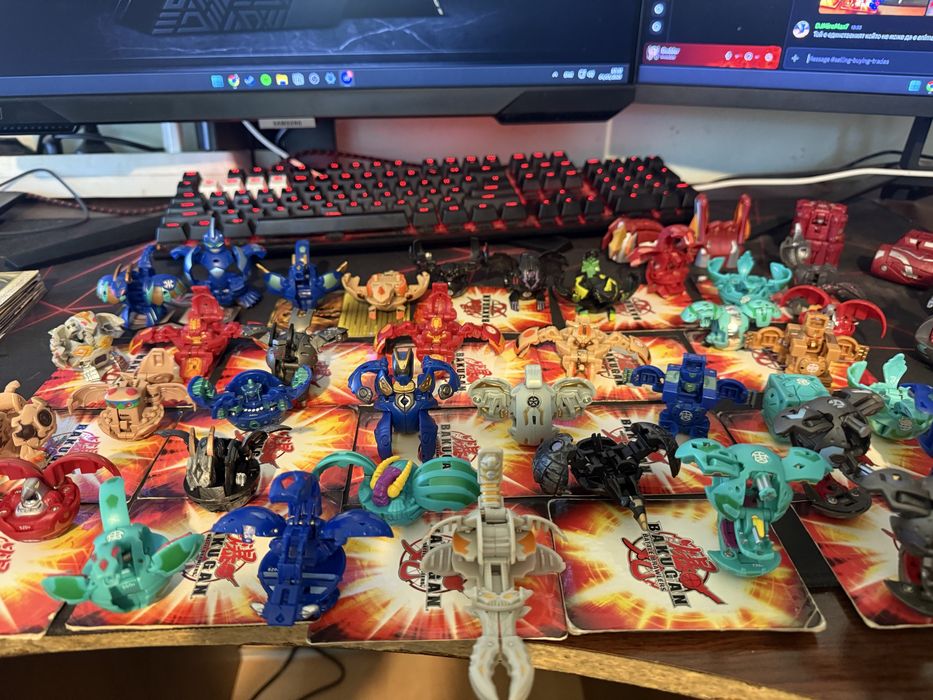 Много Bakugan-и от генерация 1
