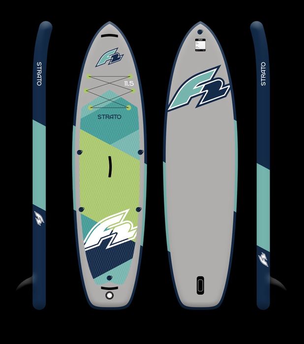 NOU Stand Up Paddle Board  SUP F2 STRATO 12'2 372 x 85 x 15 cm  GREEN Model 2026
