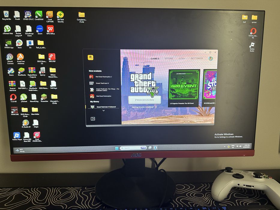 VAND URGENT Setup gaming asus rogue pc
