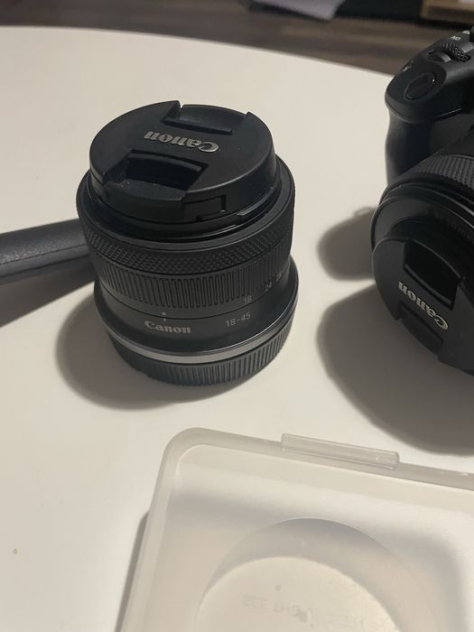 Фотоапарат, Стабилизатор, два обектива и два филтъра