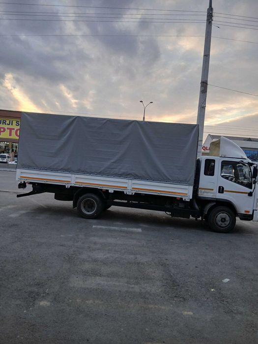 Автофургон бортовой с тентом FAW Tiger V, (28,2 м³)