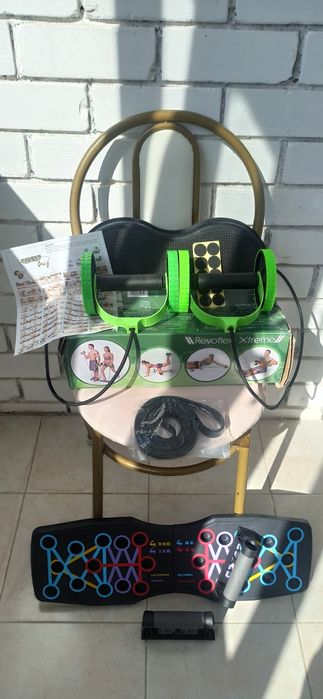 Новый Спорт товары. Экспандер, Ролик и Упор доска для пресса.