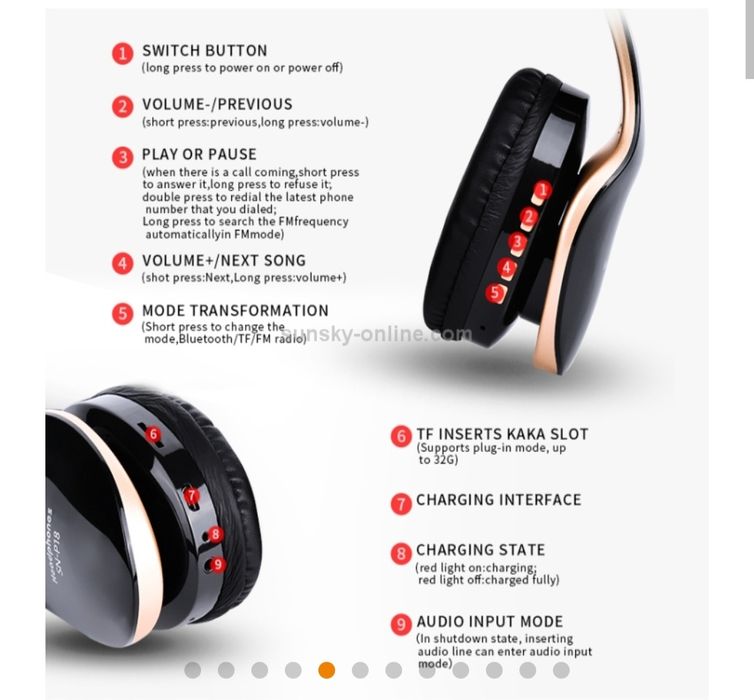 Bluetooth Quloqchin SN-P18 | Bass | Simsiz | Yangi