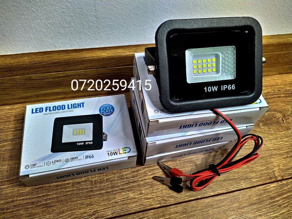 Proiector Led Camping, Pescuit 10W/12V, 15led, 1000LM, lumina alba