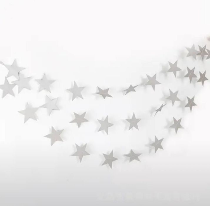 Гирлянды  бумажные звёзды