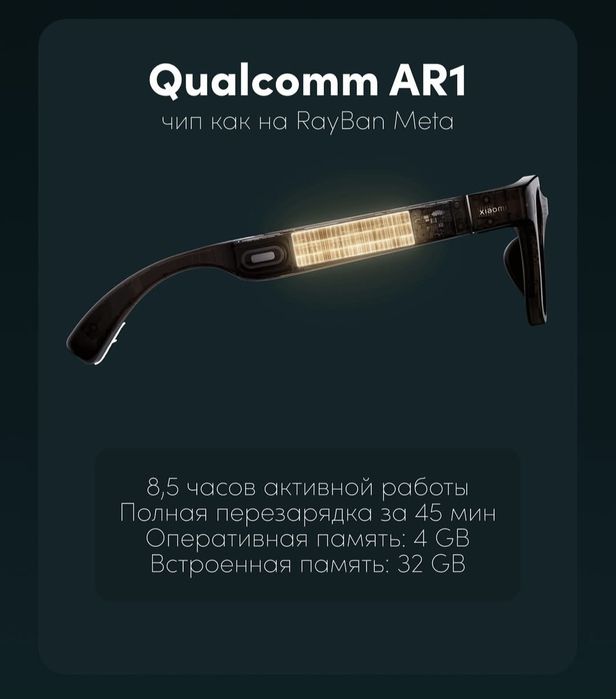 Xiaomi ai glases смарт очки