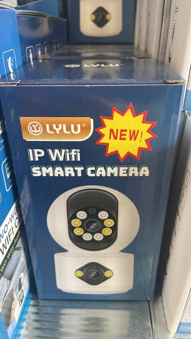 Smart WiFi безжична двойна IP камера /бебефон LYL ICSEE 6MP нощно